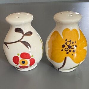 Eva Mendes for New York & Company Floral Ceramic Salt & Pepper Shakers